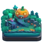 منظره قبرستان کدوتنبل